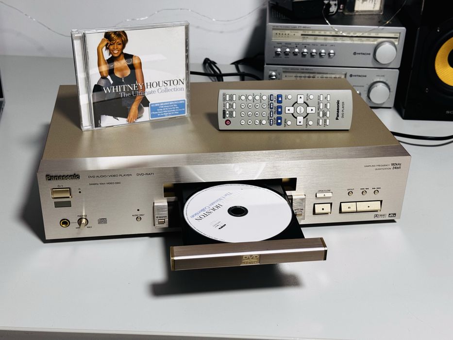 CD/DVD/Blu-Ray audio-video player PANASONIC DVD-RA71,telecomandă,Japan