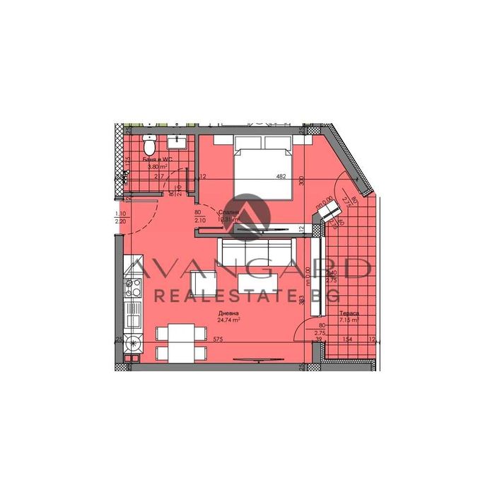 Продава се Двустаен апартамент в Пловдив, Христо Смирненски - 58 кв.м за 1620 €/кв.м - Снимка #4