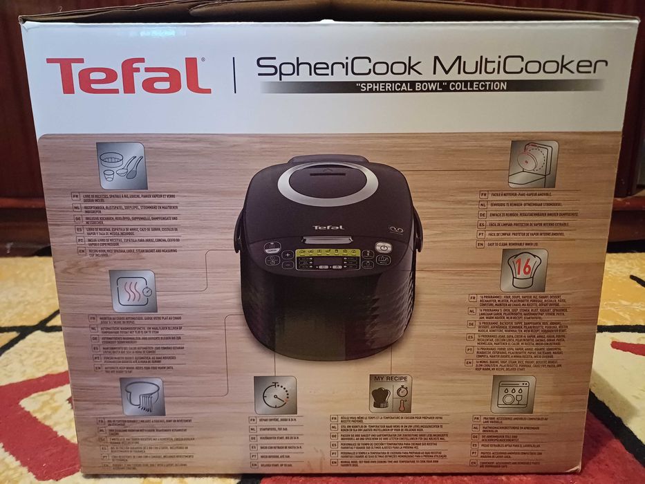 TEFAL Aparat de gătit multifuncționat 16 în 1 SpheriCook RK745800