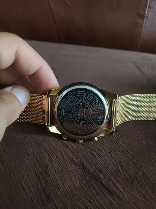 Ceas barbat AKRIBOS XXIV AK813YG Quartz Auriu