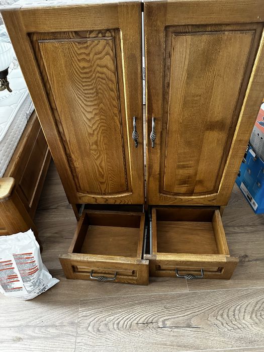 Dulap lemn masiv baie