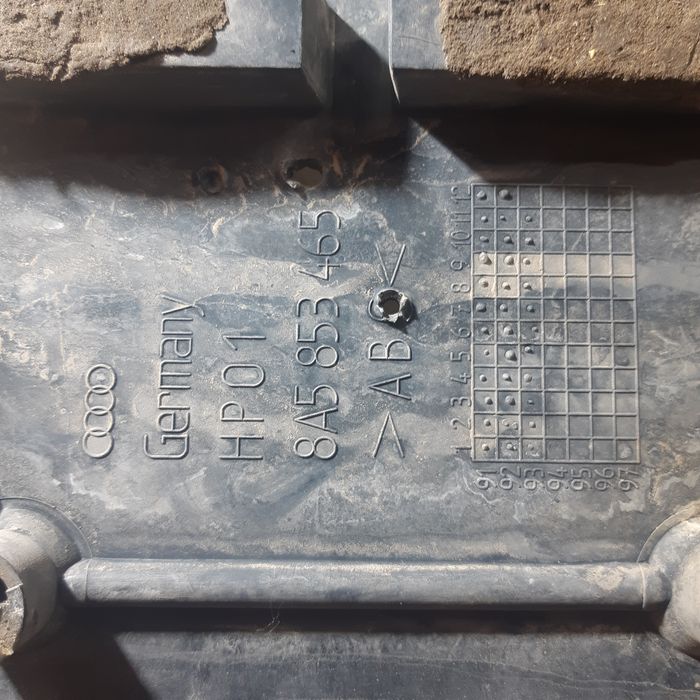 Задняя рамка подномер