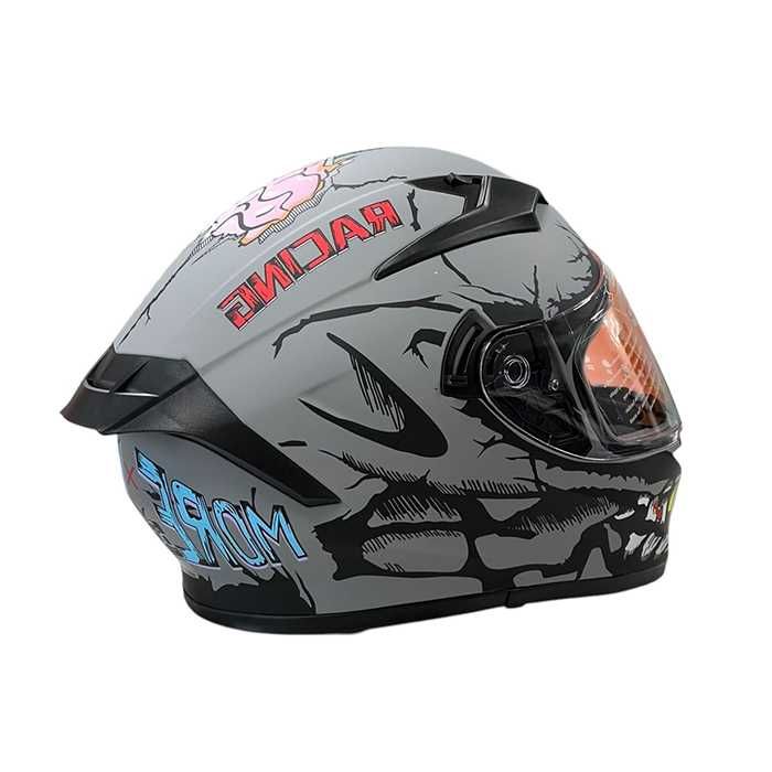 Каска за мотор  Matt Grey -108-11