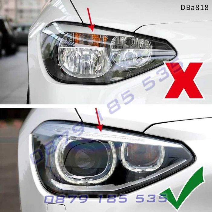 Вежди фарове BMW 1 F20 Pre Face 11-14 бмв 1 преди фейс ф20 тунинг