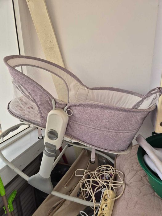 отдам даром детский шезлонг люлька