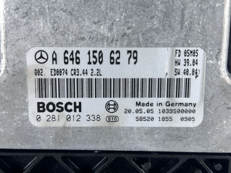 Компютър двигател Мерцедес Ц класа 2.2 дизел Komputer dvigatel Mercedes C class W203 A 646 150 62 79 6461506279