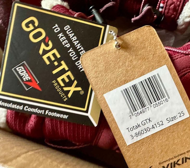 Продава НОВИ Апрески "Viking"  Totak Gtx GORE-TEХ, цвят WINE /RED DARK