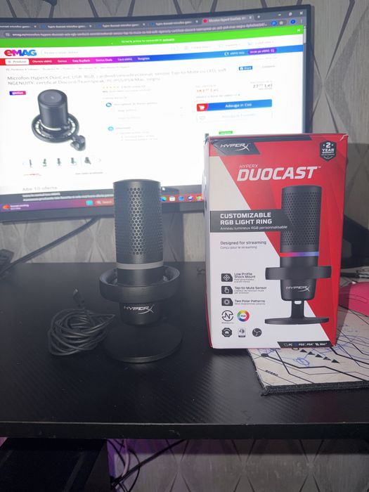 Microfon gaming hyperx duo cast