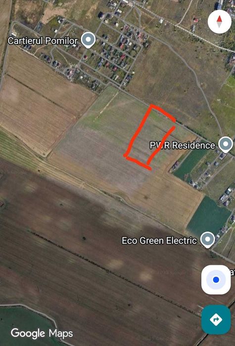 Teren intravilan Magurele, langa Cartierul Pomilor si PWR Residence