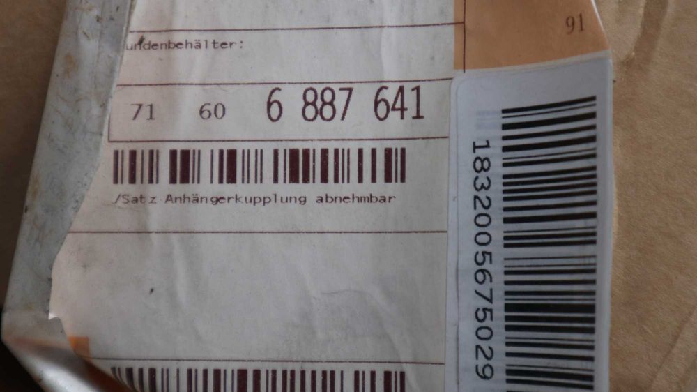 OEM Комплект теглич за BMW X3(G01), X3(G01)LCI 6887641