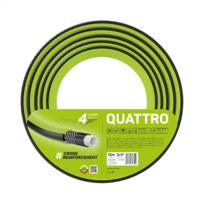 Furtun Grădină CELLFAST QUATTRO 3/4" 15m Armat 4 Straturi UV