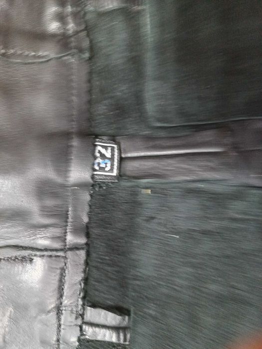 Pantaloni moto piele naturala model clasic