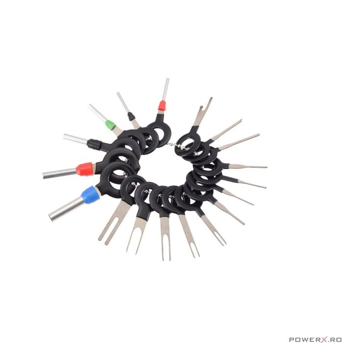 Set 18 chei pentru deconectarea conectorilor electrici, Satra