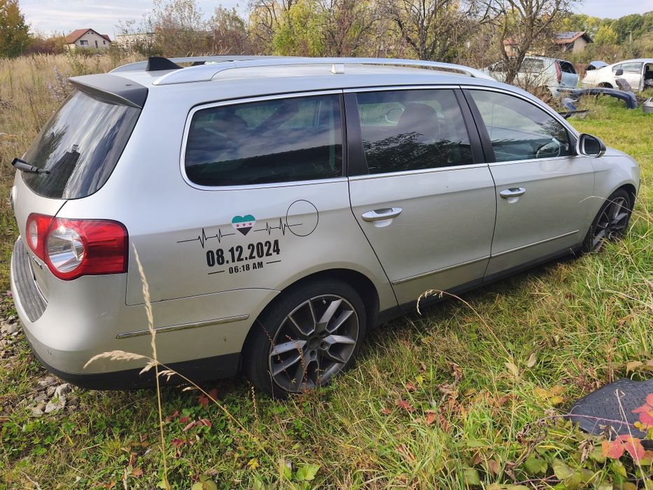 Bară spate gri LA7W Volkswagen Passat B6 break variant