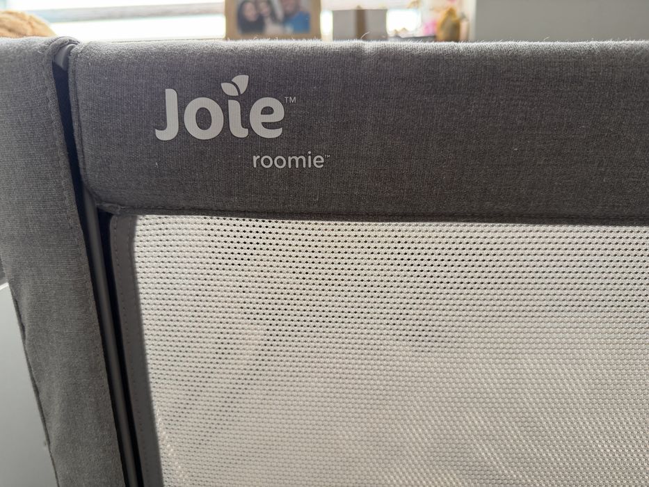 Бебешка кошара Joie - Next to me, Roomie, Gray Flannel