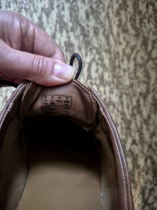 Обувки кафяви мъжки от естествена кожа. Чисто нови, неизползвани.