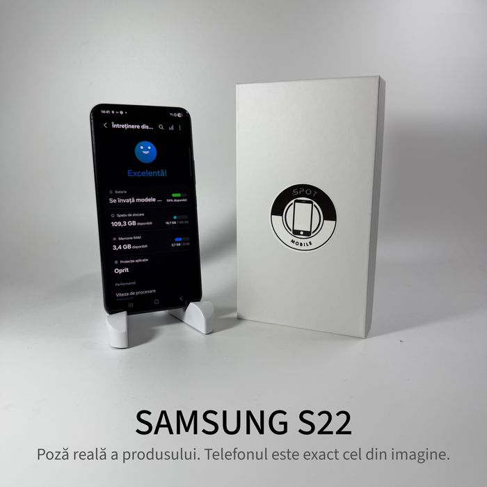 ispotmobile.ro Samsung Galaxy S22 128 gb / 8 gb  Garanție 2 ani
