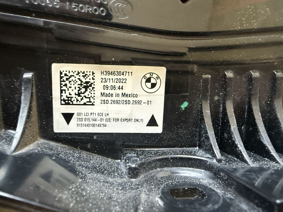 Стопове BMW X3 G01 LCI БМВ Х3 Г01 фейслифт европейски и без забележки