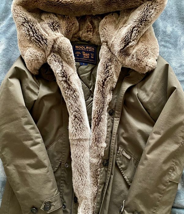Woolrich парка куртка из кролика