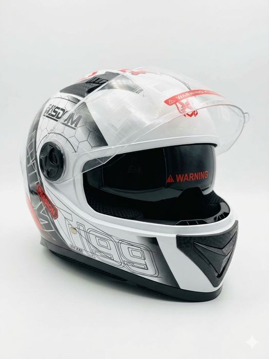 WISDOM N199 Motosikl va Skuter Kaskasi (Full-face)