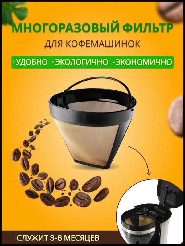 Многоразовые фильтры для кофе