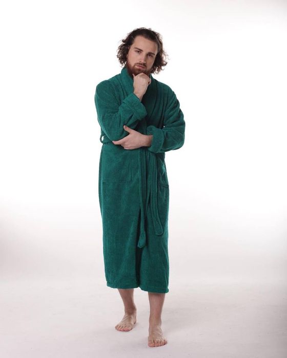 Махровый халат для гостиницы белый