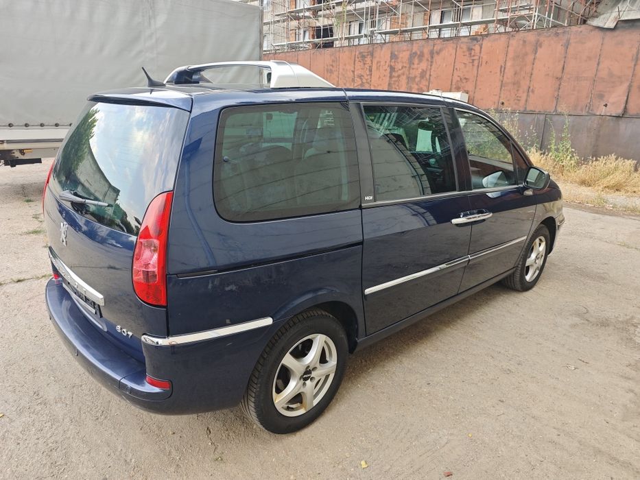 Peugeot 807 Premium 2.0hdi, 163cp, automat, navi, xenon, alcantara, scaune electrice și încălzite, roti iarna și vara, webasto, 7 locuri, euro 5