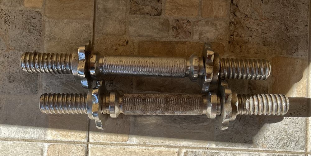 Greutați + bare de greutați + bancă pliabilă Bodybuilding + bară flotări la paralele reglabile și compacte
