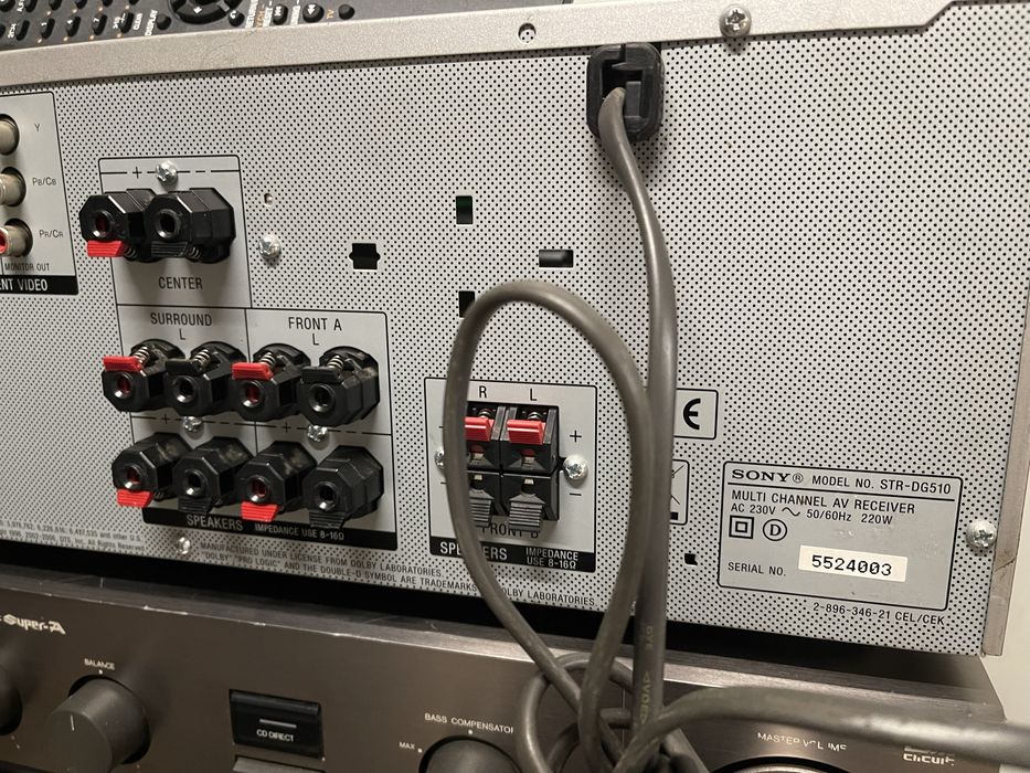 Прекрасен  ресивър SONY STR-DG510 с дистанционно