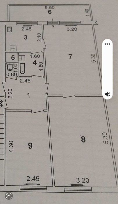 Продается квартира в Яшнабадском районе Авиасозлар-1, 3х комнат 3-этаж