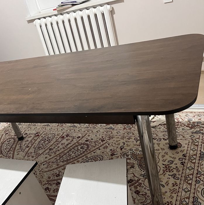 Кухонный стол 190х90 со стульями