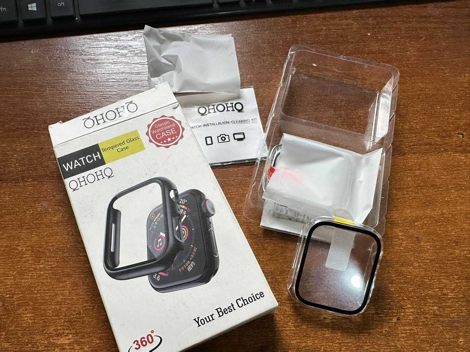 Set 2 Carcase Protectie pentru Apple Watch 45mmTransparent