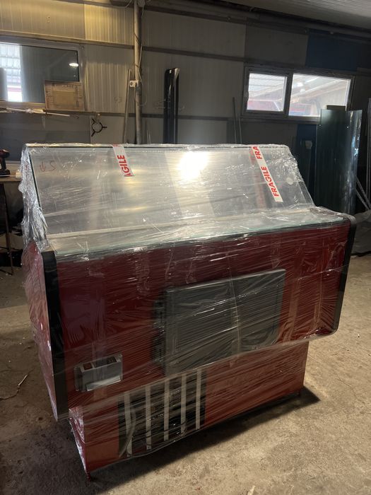 Vitrina frigorifica orizontala 100cm geam rotund