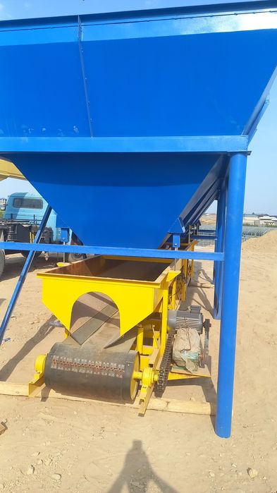 Бетон заводлар ичун кум ва шебень бункер  дозатор