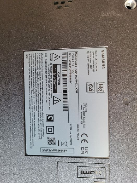 Tv smart Samsung 43 inch,defect