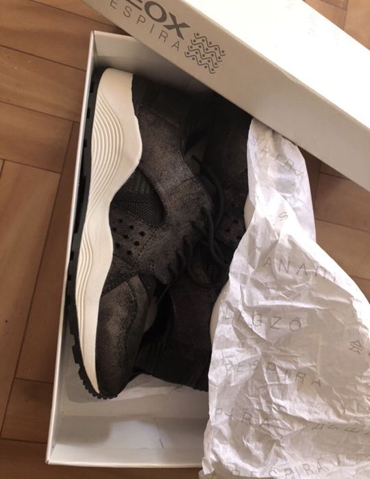 Sneakers damă Geox piele naturală