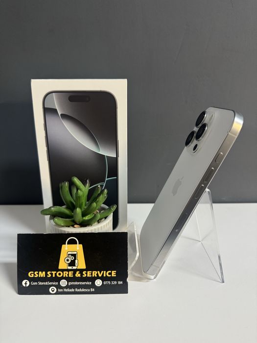 Iphone 16 Pro White Titanium 256Gb Garantie Gsm Store&Sevice
