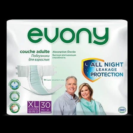 Подгузник Evony XL 53шт