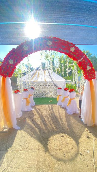 Оформление арка , 6 стойка