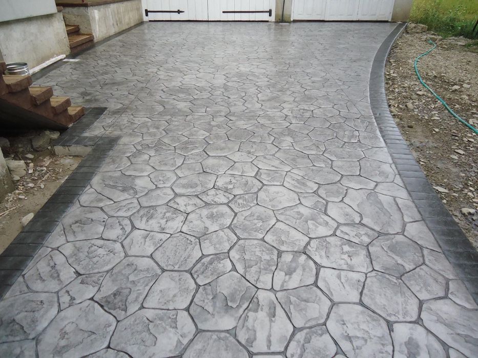 Beton elicopterizat și amprentat