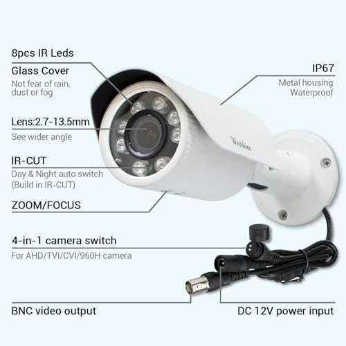 2MP външна камера 1080P варифокална IR 40м