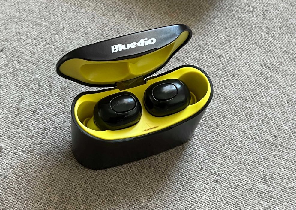Casti wireless Bluedio T Elf Bluetooth cu cutie incarcare