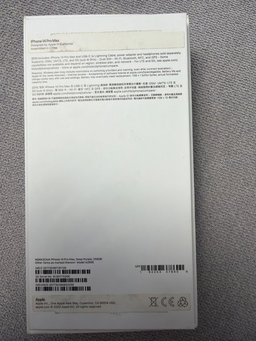 Iphone 14 pro max 256