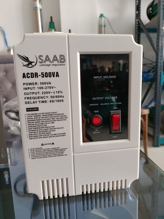 Стабилизатор напряжения арзон SAAB ACDR-500VA releli stabilizator 220W