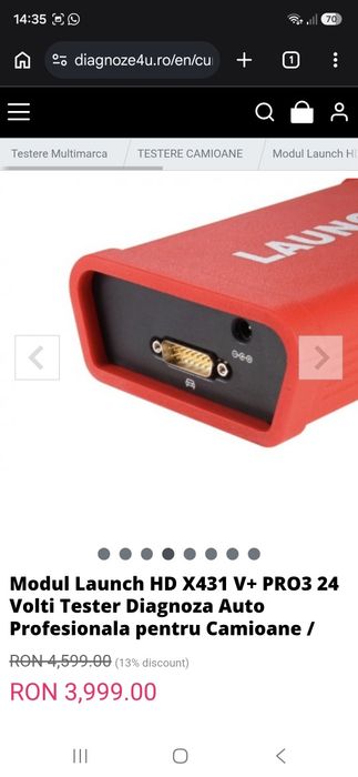 Diagnoza launch x431 hd module