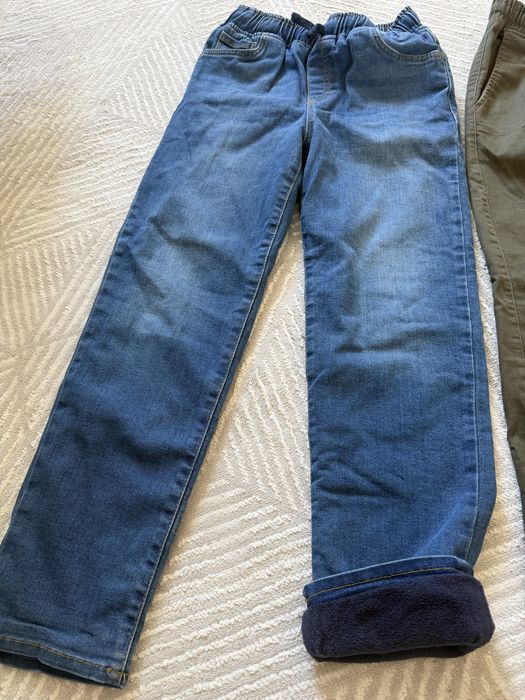 Джинсы рубашки 11-12лет