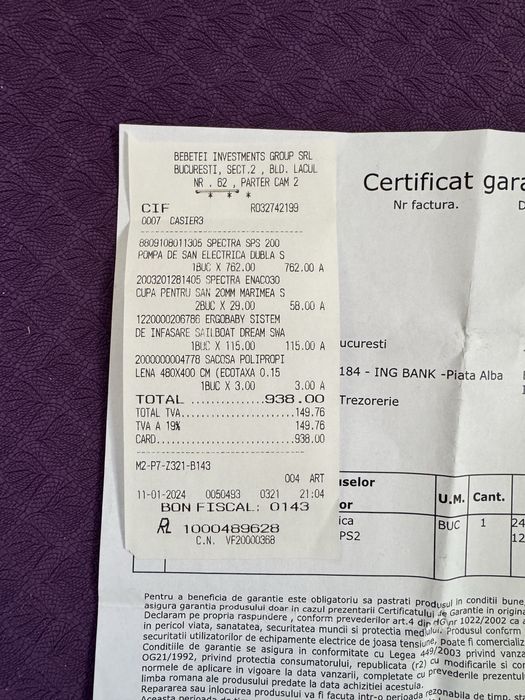 Pompa de san Spectra S2 Plus