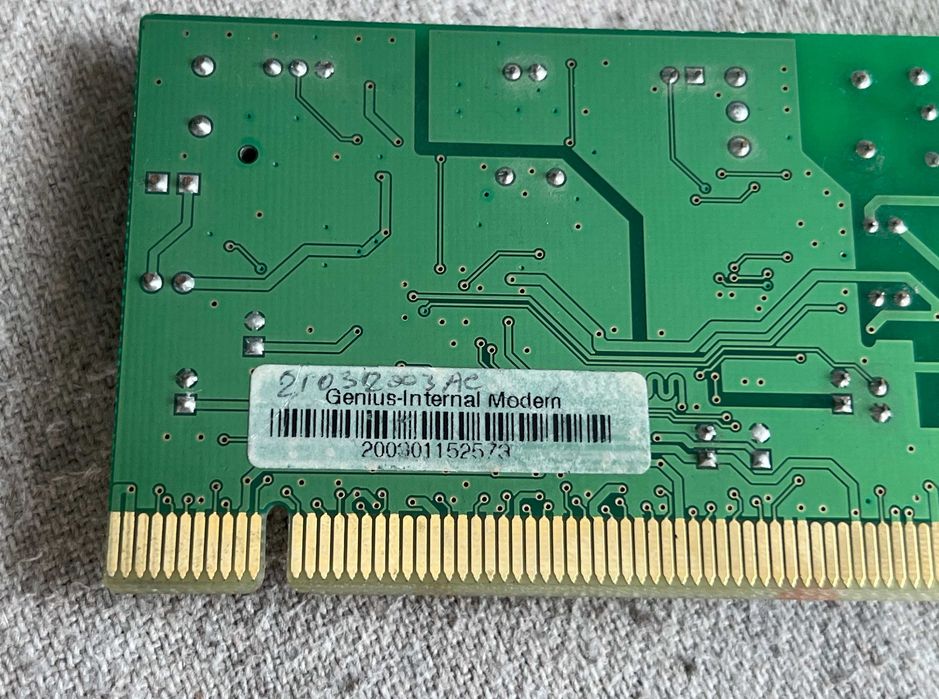 Placă modem PCI Genius Internal Modem 56k compatibil Windows Linux