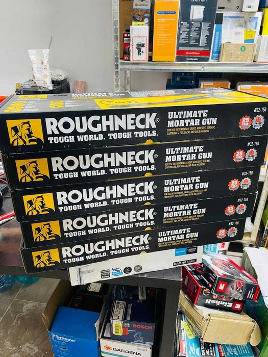 Pistol multifuncțional pentru mortar Roughneck ROU32150, negru