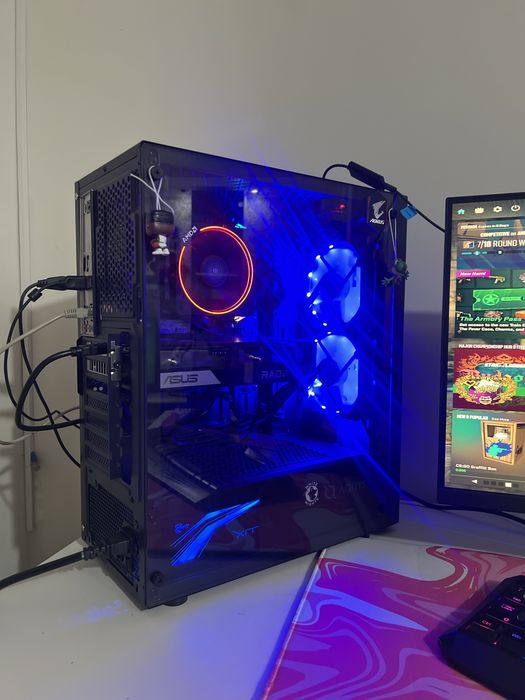 Pc gaming ( ryzen 5700x , rx6600xt , b550m k, am4)